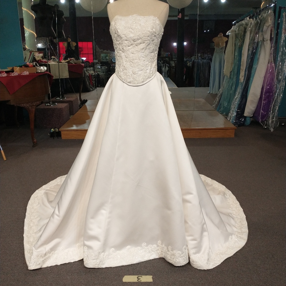 Two piece wedding dress